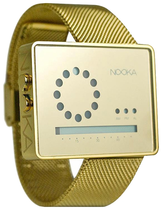 Nooka Zirc Gold wrist watches for unisex - 2 picture, photo, image