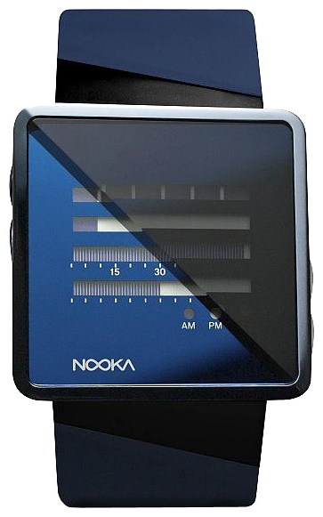 Nooka Zizm Midnight Blue wrist watches for unisex - 1 photo, image, picture