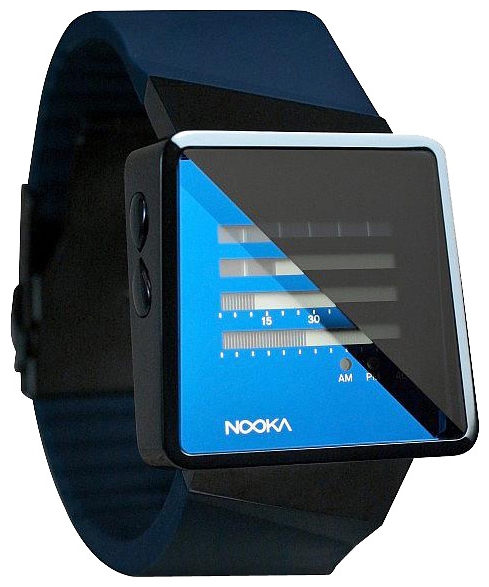 Nooka Zizm Midnight Blue wrist watches for unisex - 2 photo, image, picture