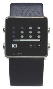 Nooka Zot Black wrist watches for unisex - 1 photo, image, picture