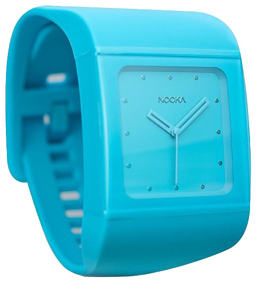 Nooka Zub Zan 40 Neon Blue wrist watches for unisex - 2 picture, photo, image
