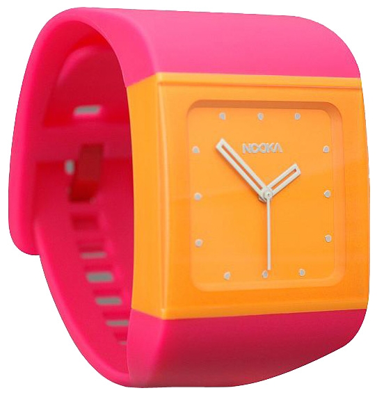 Nooka Zub Zan 40 Orange/Pink wrist watches for unisex - 2 photo, picture, image