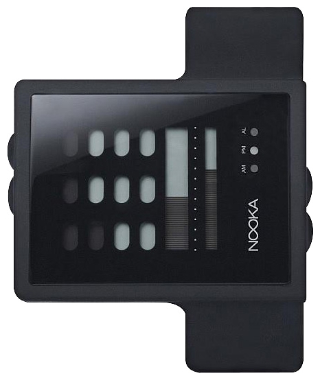 Nooka Zub Zayu Black wrist watches for unisex - 1 photo, image, picture