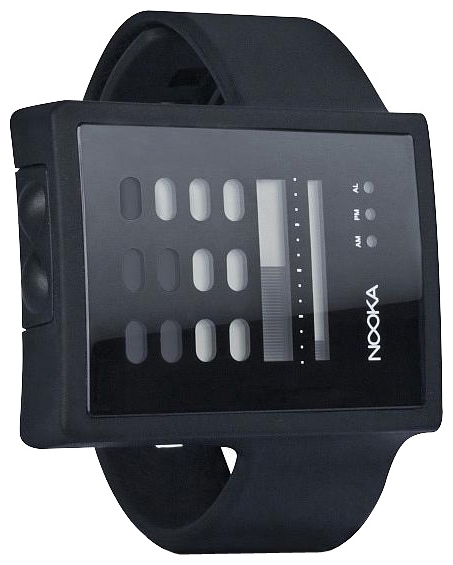 Nooka Zub Zayu Black wrist watches for unisex - 2 photo, image, picture