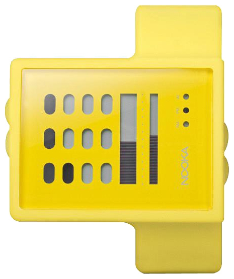 Nooka Zub Zayu Yellow wrist watches for unisex - 1 picture, image, photo
