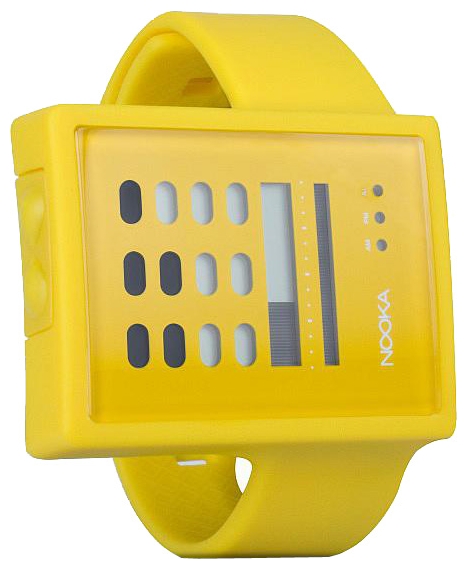 Nooka Zub Zayu Yellow wrist watches for unisex - 2 picture, image, photo