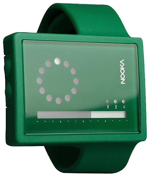 Nooka Zub Zayu Zirc Dark Green wrist watches for unisex - 2 photo, image, picture