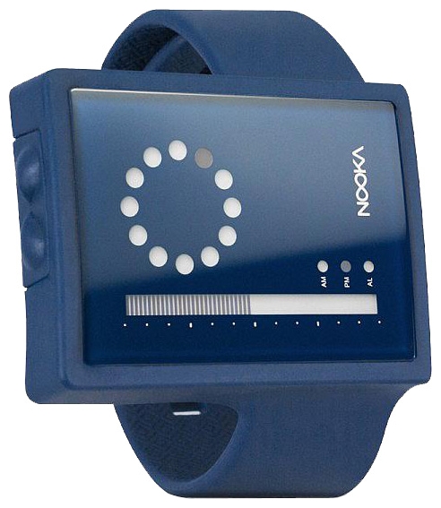 Nooka Zub Zayu Zirc Midnight Blue wrist watches for unisex - 2 photo, image, picture