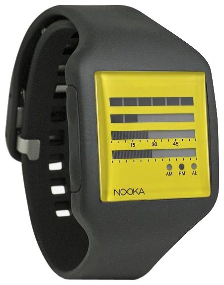 Nooka Zub Zen-H 20 Black/Yellow wrist watches for unisex - 2 image, picture, photo
