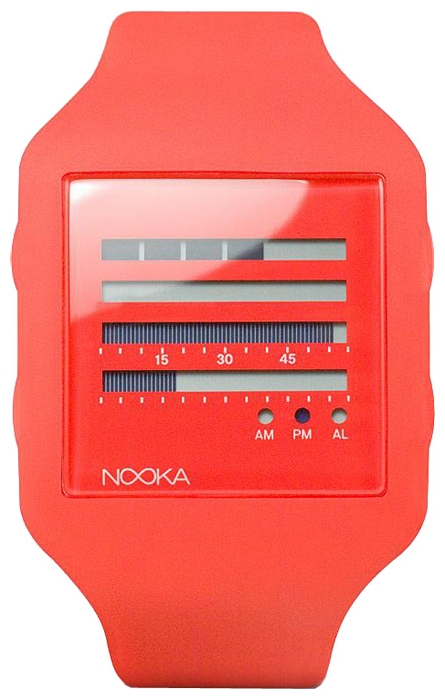 Nooka Zub Zen-H 20 Fire Red wrist watches for unisex - 1 image, picture, photo