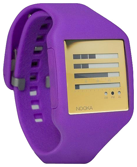Nooka Zub Zen-H 20 Purple/Gold wrist watches for unisex - 2 photo, image, picture