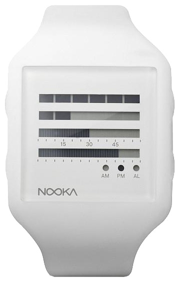 Nooka Zub Zen-H 20 White wrist watches for unisex - 1 image, photo, picture