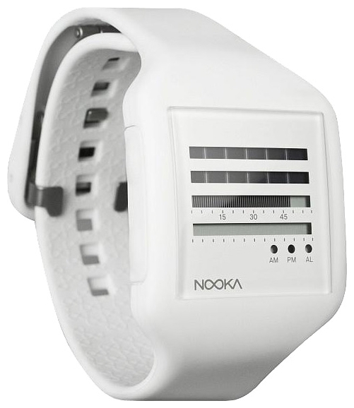 Nooka Zub Zen-H 20 White wrist watches for unisex - 2 image, photo, picture