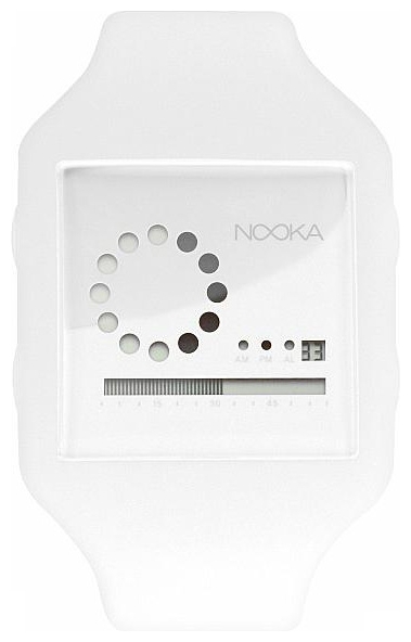 Nooka Zub Zirc 20 White wrist watches for unisex - 1 image, picture, photo