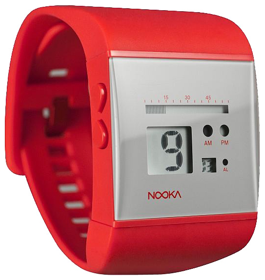 Nooka Zub Zoo 40 Fire Red wrist watches for unisex - 2 photo, image, picture