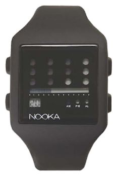 Nooka Zub Zot 20 Black wrist watches for unisex - 1 photo, picture, image