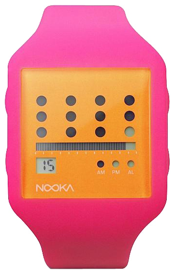 Nooka Zub Zot 20 Orange/Pink wrist watches for unisex - 1 picture, photo, image