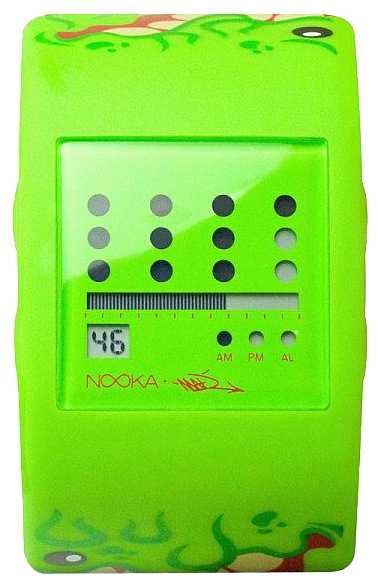 Nooka Zub Zot 38 Slimeball wrist watches for unisex - 1 picture, image, photo