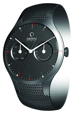 Obaku V100GBBMB wrist watches for men - 1 picture, photo, image