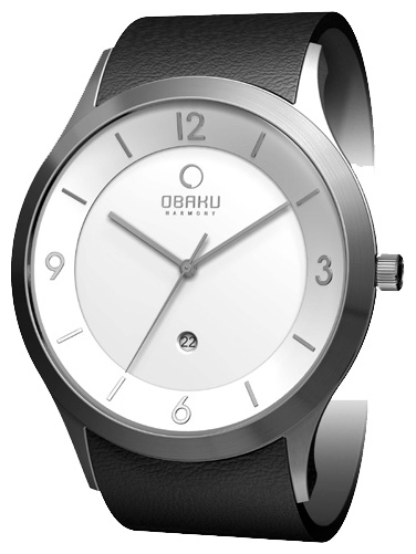 Obaku V132XCIRB wrist watches for men - 1 photo, image, picture