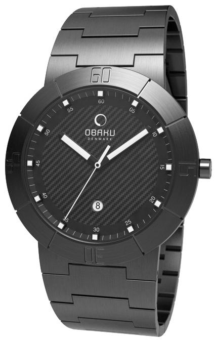 Obaku V140GBBSB wrist watches for men - 1 picture, image, photo