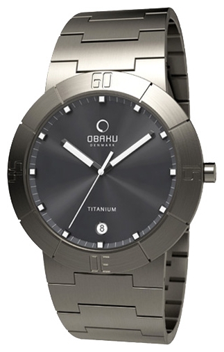 Obaku V140GTJST wrist watches for men - 1 image, photo, picture