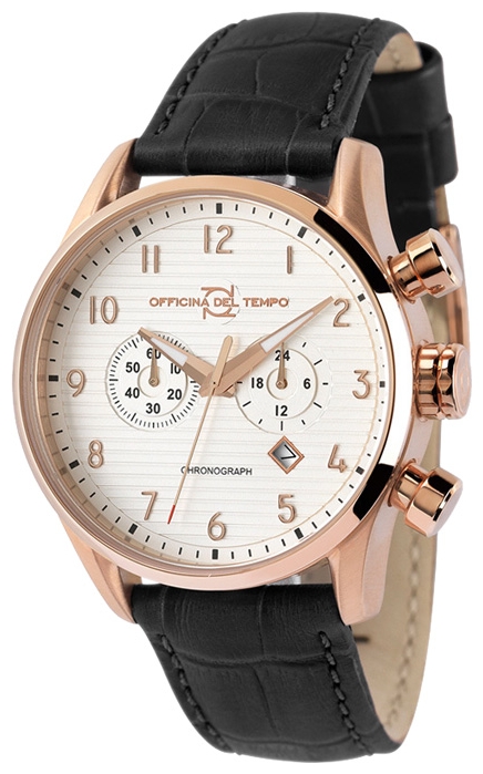 Officina Del Tempo OT1033-130AGN wrist watches for men - 1 photo, image, picture