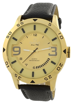 OMAX OAS027-GOLD wrist watches for men - 1 photo, image, picture