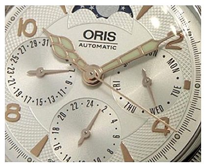 ORIS 581-7566-40-61LS wrist watches for men - 2 photo, image, picture