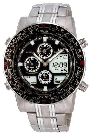 Q&Q X000 J202 wrist watches for men - 1 image, photo, picture