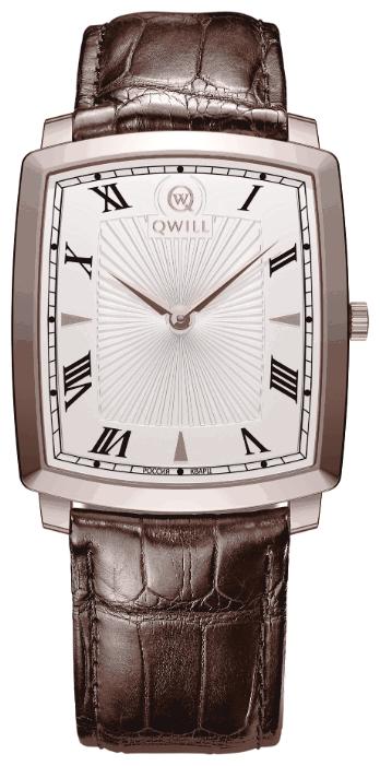 Qwill 6002.01.01.1.11 wrist watches for men - 1 photo, image, picture
