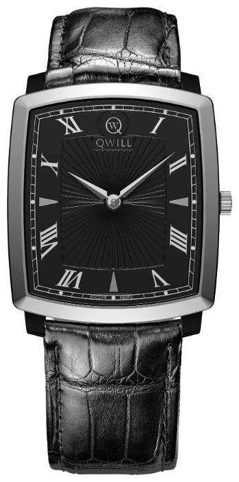 Qwill 6002.01.02.1.51 wrist watches for men - 1 picture, image, photo