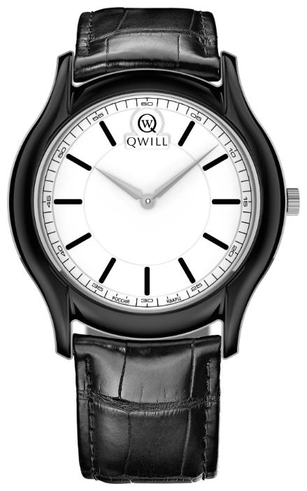Qwill 6100.01.02.1.15 wrist watches for men - 1 picture, photo, image