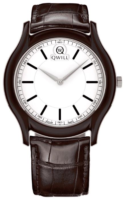 Qwill 6100.02.04.1.15 wrist watches for men - 1 image, picture, photo