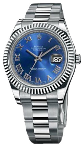 Rolex 116334 Blue wrist watches for men - 2 picture, image, photo
