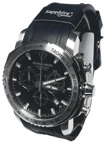 Romanson AL3202HMW(BK) wrist watches for men - 1 photo, picture, image
