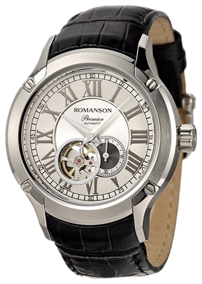 Romanson PB2609RMW(WH)BK wrist watches for men - 1 picture, image, photo