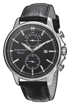 Romanson PB3251FMW(BK)BK wrist watches for men - 1 photo, image, picture
