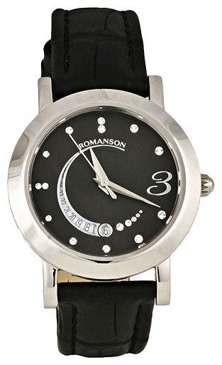 Romanson RL2646LW(BK)BK wrist watches for women - 1 photo, picture, image