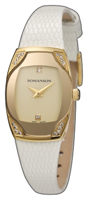 Romanson RL4204QLG(GD)WH wrist watches for women - 1 picture, image, photo