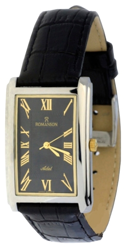 Romanson TL0110SMC(BK) wrist watches for men - 1 photo, image, picture