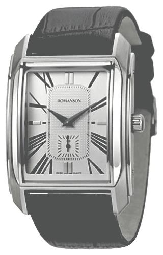 Romanson TL2629JMW(WH)BK wrist watches for men - 1 photo, picture, image