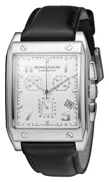 Romanson TL3217HMC(WH)BK wrist watches for men - 1 image, picture, photo