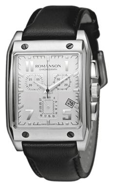 Romanson TL3217HMD(WH)BK wrist watches for men - 1 photo, picture, image