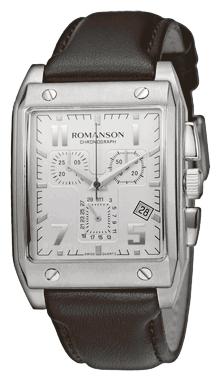Romanson TL3217HMG(WH)BN wrist watches for men - 1 photo, image, picture
