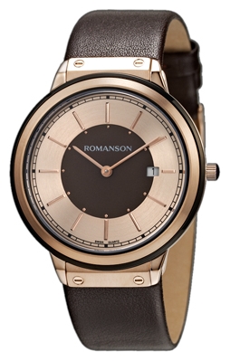Romanson TL3219MR(BROWN) wrist watches for men - 1 photo, image, picture