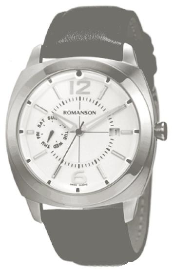 Romanson TL3220FMC(WH)BK wrist watches for men - 1 image, picture, photo