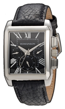 Romanson TL3250FMW(BK)BK wrist watches for men - 1 image, picture, photo