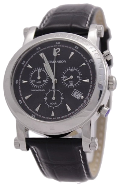 Romanson TL6503SMW(BK) wrist watches for men - 1 image, picture, photo