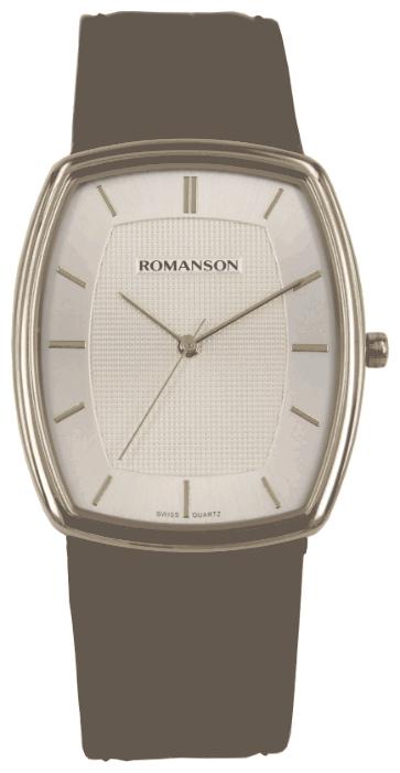 Romanson TL9258CMC(WH)BK wrist watches for men - 1 photo, image, picture
